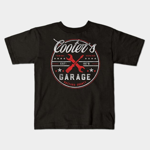 Cooter's Garage Kids T-Shirt by deadright